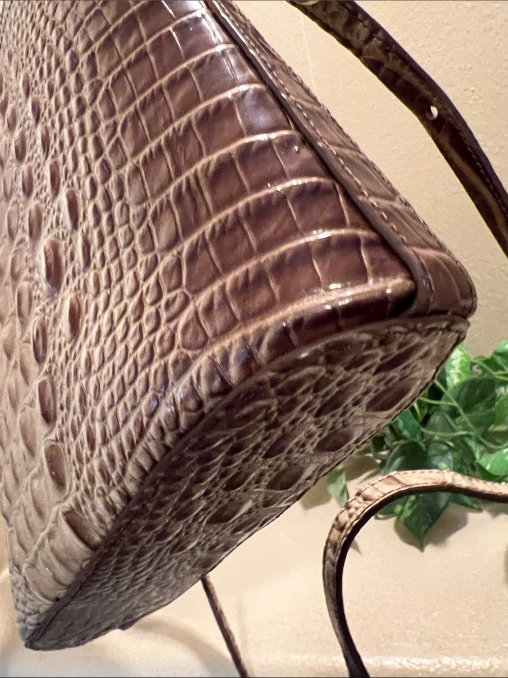 Brahmin Katie Amaretto or Cappuccino bag - Picture 7 of 10